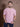Eternals Oversized Textured Stretchable Tshirt Pink