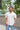 Riviera Half Sleeve Linen  Embroidered Shirt White