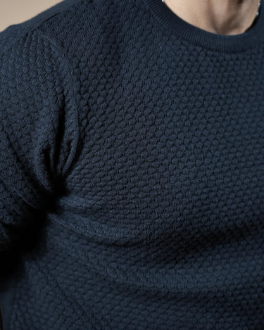 Monaco knitted sweatshirt Black color