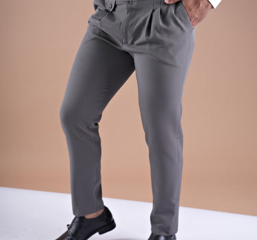 Napoleon pleated Dress pants Mid Grey