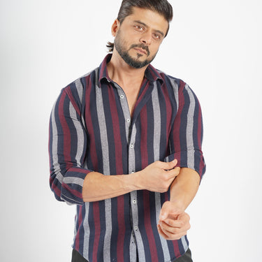 NOIR 2.0 STRIPE SHIRT