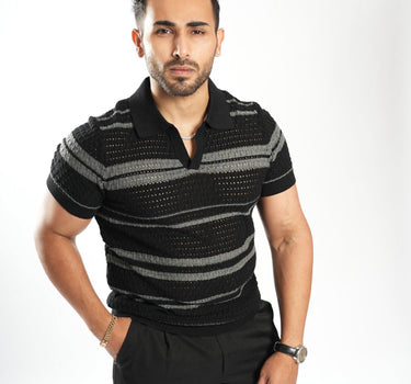 Athens Crochet knitted Polo