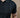 Enigma Textured knitted Polo T-Shirt in Midnight Black color