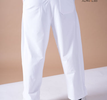 Venice Relaxed Fit Korean Pants White