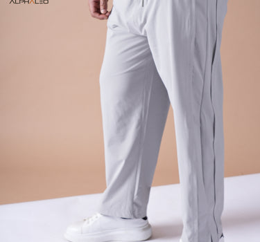 Venice Relaxed Fit Korean Pants Light Grey