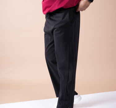 Venice Relaxed Fit Korean Pants Black