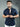 Signature Half Sleeves Stretch Shirt Navy Blue