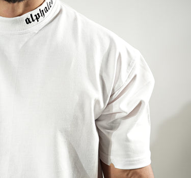 Apollo Oversized Trademark Crew Neck T-Shirt White