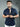 Signature Half Sleeves Stretch Shirt Navy Blue