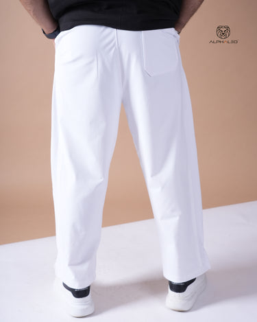 Venice Relaxed Fit Korean Pants White