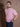 Eternals Oversized Textured Stretchable Tshirt Pink