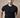 Enigma Textured knitted Polo T-Shirt in Midnight Black color