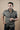 Half Sleeve Textured Stretch Shirt Olive green 