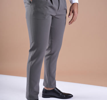 Napoleon pleated Dress pants Mid Grey