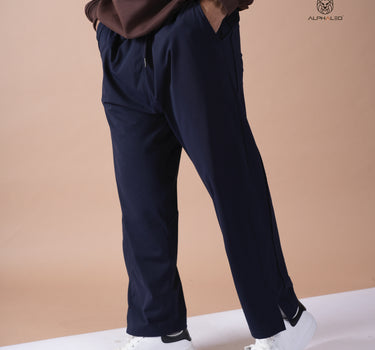 Venice Relaxed Fit Korean Pants Navy Blue