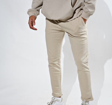 Core Waffle Textured Jogger Pants Beige