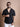 Riviera Half Sleeve Linen Embroidered Shirt Black
