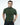 ZEN Textured Knitted Turtle Neck Half sleeve T-shirt in Dark green color