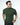 ZEN Textured Knitted Turtle Neck Half sleeve T-shirt in Dark green color