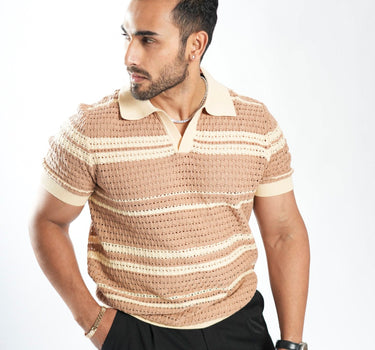 Athens Crochet knitted Polo