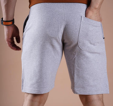 Signature Workout Short Textured Fabric Light Grey