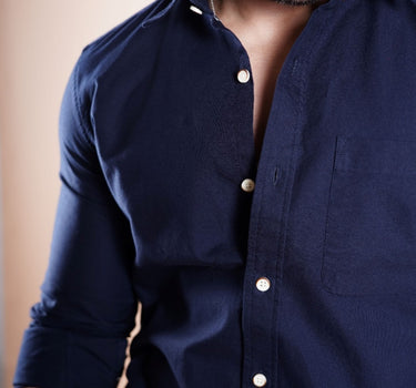 Oxford Basic Shirt Navy Blue