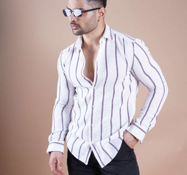 NIOR 2.0 STRIPE SHIRT WHITE