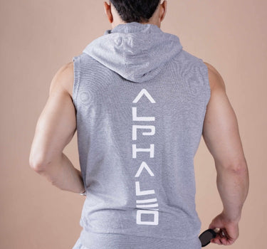 IMMORTAL SLEEVELESS HOODIE GREY